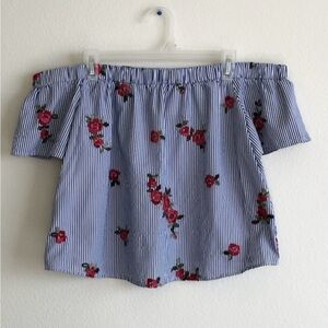 Guess Floral Off-Shoulder Top